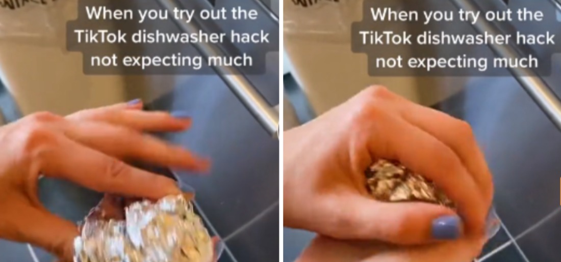 Woman's Tinfoil Hack Leaves Silverware Sparkling