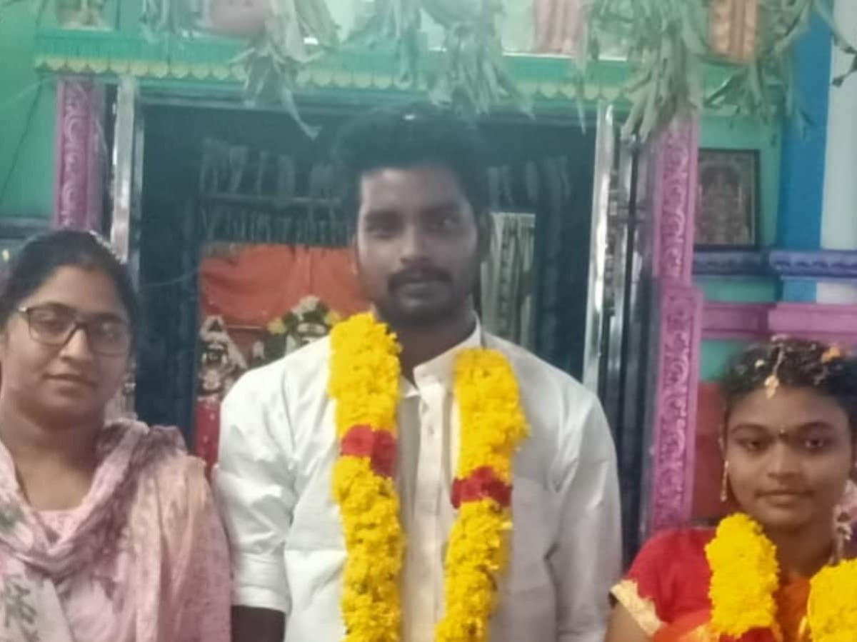 Woman Officiates Husbands Marriage To Ex-Girlfriend, Trio Decide To Live In Same House In AP pic