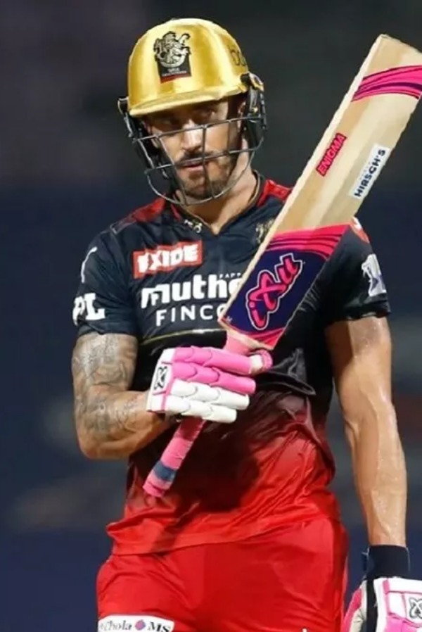 Ipl Faf Du Plessis Rcb S Leader By Example