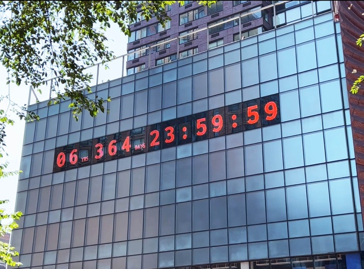 A World Record Attempt Assembling Climate Clock To Remind People The