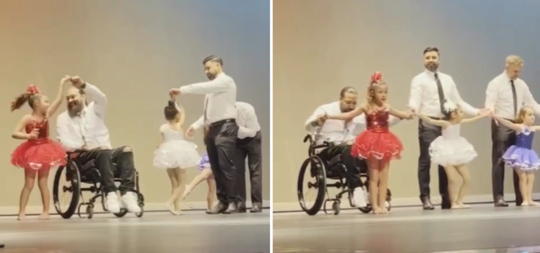 WheelchairBound Dad Performs With Daughter At School Event