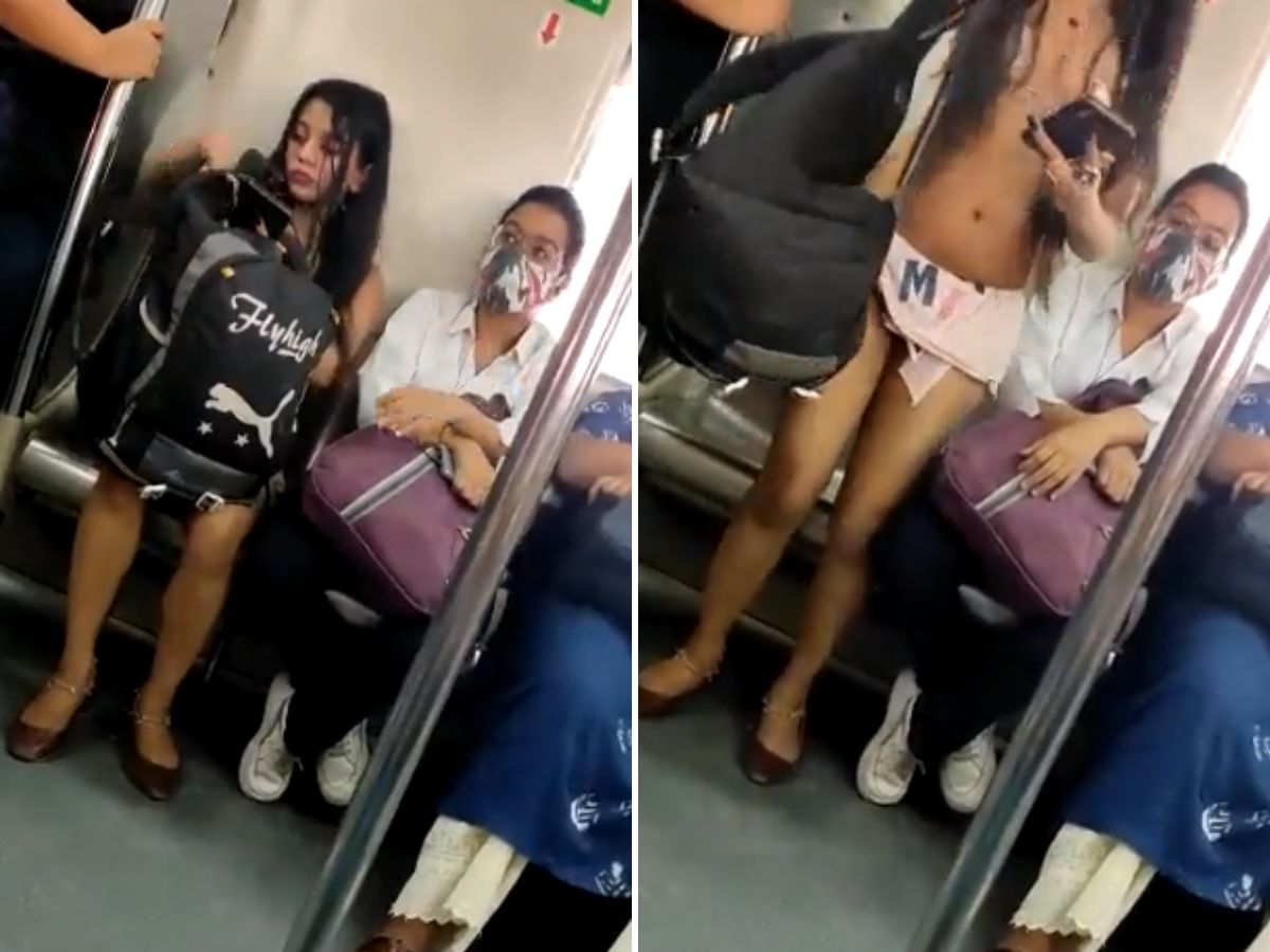 Empowerment Or Provocation? Delhi Metro Commuter In Bralette and Mini-Skirt Goes Viral image