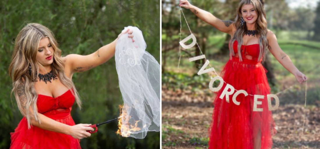 Woman Celebrates Divorce With Photoshoot