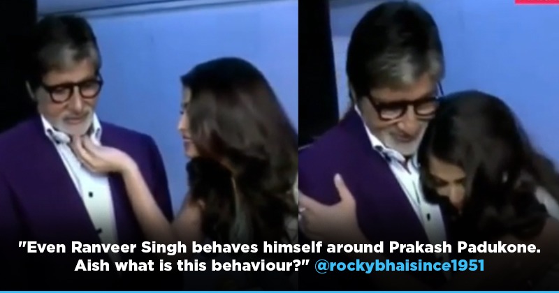 Amitabh Bachchan Sweetly Scolds Aishwarya Rai During Old Interview ...