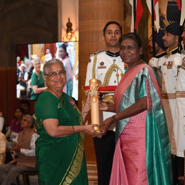 MM Keeravani, Raveena Tandon, Sudha Murty Honoured With Padma Awards