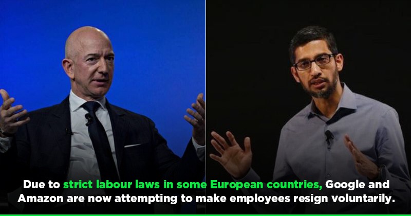 Google & Amazon Reportedly Offering One Year Salary As Severance So ...