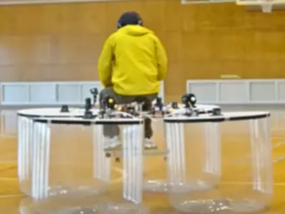 Hideyasu Ito Hovercraft Demonstration Viral Video