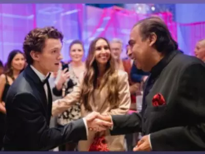 Tom Holland Shakes Hand With Mukesh Ambani In Unseen Picture; Thanks His Family For Inviting