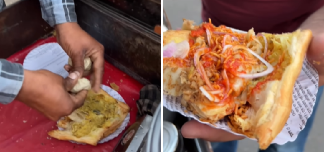 Food Blogger Introduces Momos Aloo Patty In Viral Video