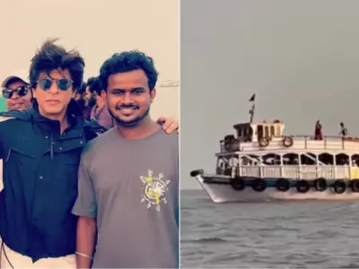 Leaked Clip From 'Jawan' Sets Shows SRK Romancing With Nayanthara On A Boat, Video Goes Viral