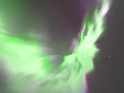 Strong Aurora Borealis Footage, Seen As Far As Arizona