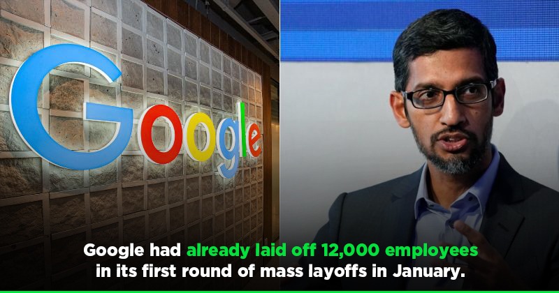 Google CEO Sundar Pichai Does Not Rule Out Second Round Of Mass Layoffs