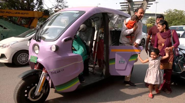 Sita drives an auto in Delhi after getting married at a young age