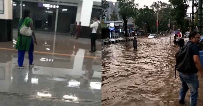 Days After Inauguration, Bengaluru Metro's Nallurhalli Station Flooded ...