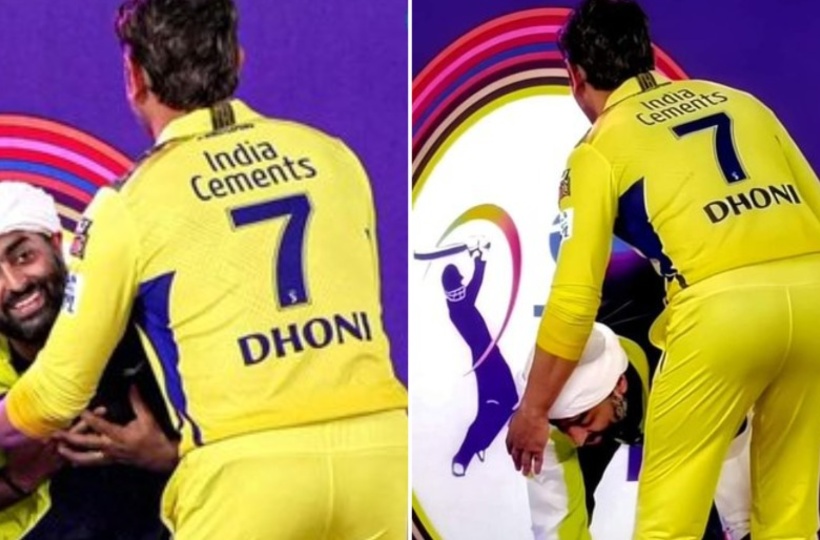 धोनी सबके Favorite हैं! IPL 2023 की Opening Ceremony में अरिजीत सिंह ने छुए  धोनी के