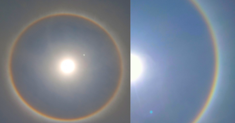 Rare solar halo seen in the skies above the Columbia River Gorge today —  Columbia Community Connection News Mid-Columbia Region