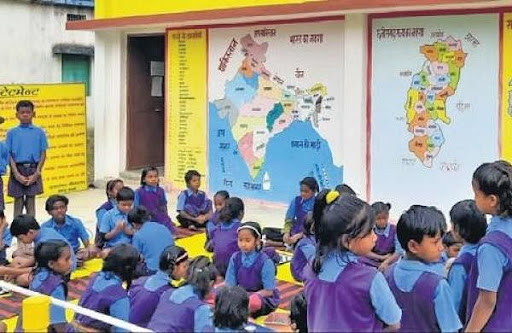 a principal from Chhattisgarh changed the structure of the government school