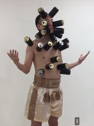 A Japanese Guy Sucked 11 Cans From To Head To Set A World Record