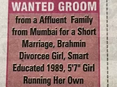 Desi Woman's Quest For 'Short Marriage'