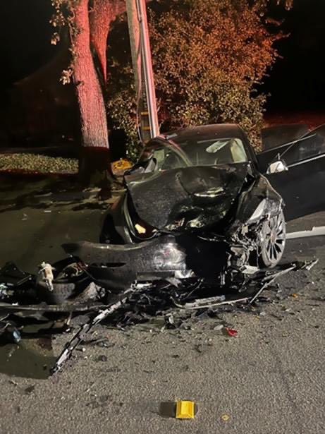 Tesla Car Crash