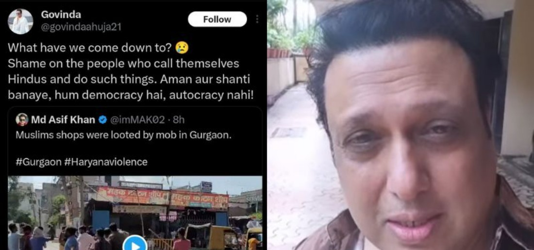 Govinda Says His Twitter Account Got Hacked After Tweet On Haryana