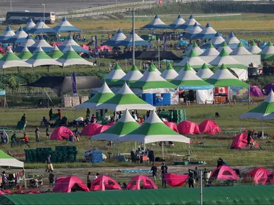 Korea Jamboree Is Evacuated Ahead Of Storm By Hundreds Of Scouts