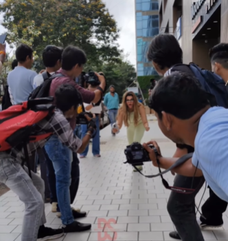 Rakhi Sawant Racing With Paparazzi Video