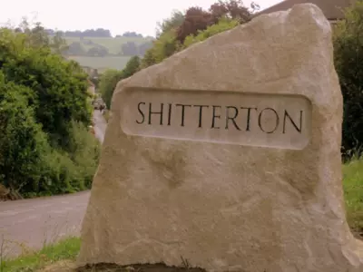 Residents Of A Tiny Village With A Rude Name Are On Mission To Stop Visitors From Stealing Signs From The Village
