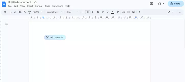 How To Use Google's Experimental 'Help Me Write' AI Tool In Docs