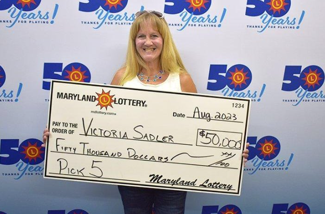 She Wins $50,000 On Her Way Home From Maryland Lottery Headquarters