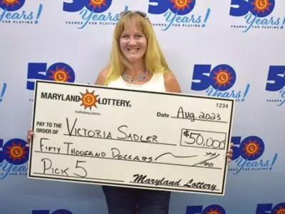 She Wins $50,000 On Her Way Home From Maryland Lottery Headquarters