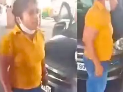 Shocking Video Of Delhi Woman Attacking 