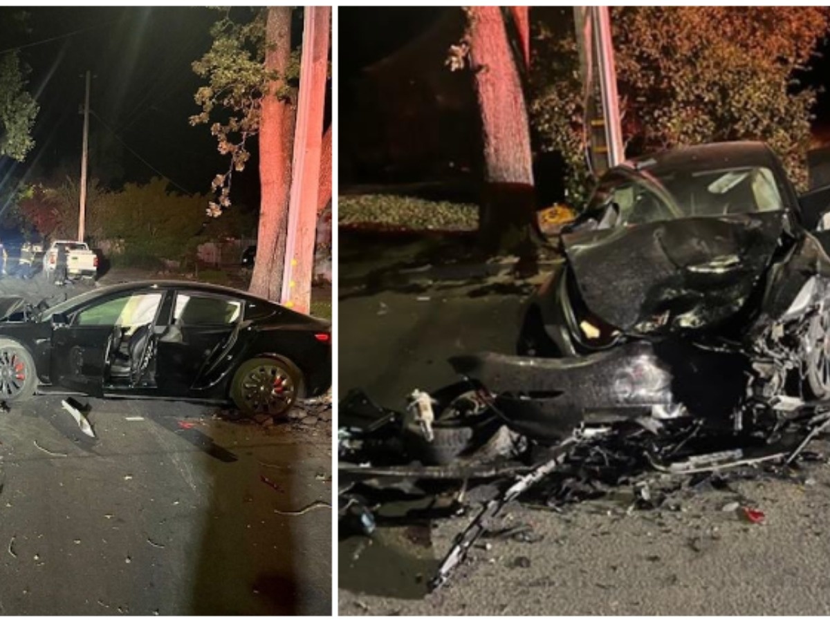 Teen Steals And Wrecks Parents' Tesla, Causes Multiple Crashes