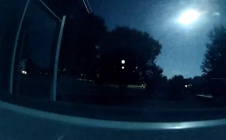 The Colorado sky was illuminated by a fireball