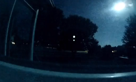 The Colorado sky was illuminated by a fireball