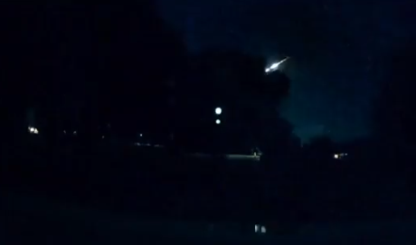 The Colorado sky was illuminated by a fireball