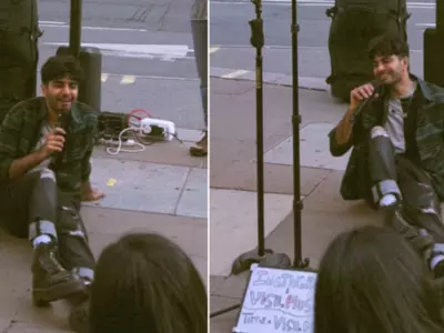 Man Sings 'Pehla Nasha' On London Street