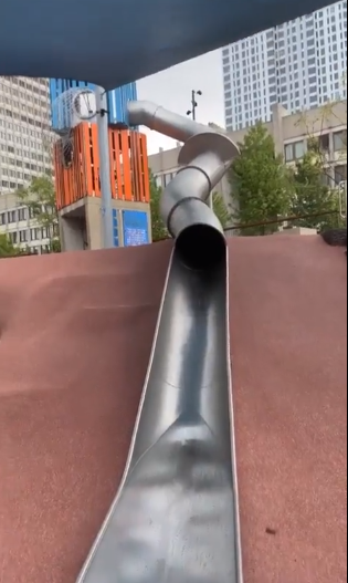Viral Video Shows Boston Cop Violently Launching Off Massive Park Slide