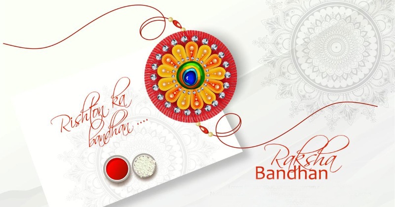 Hand Draw Watercolor Raksha Bandhan Celebration Card Background Stock  Vector by ©Harryarts 547334782