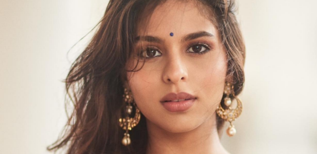 Suhana Khan bags Karan Johar movie, photos in blue saree go viral