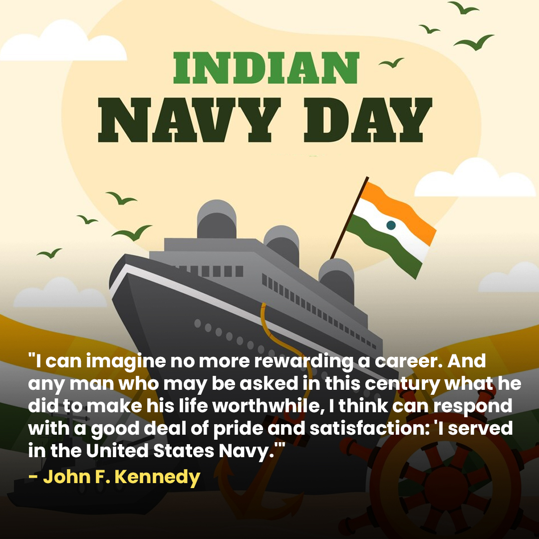 35+ Indian Navy Day Poster, Images And Cards To Share