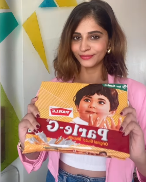 A woman recycled a Parle-g packet and turned it into a crossbody bag, and netizens loved it