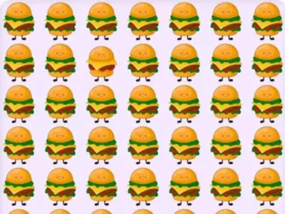 Check Out This Picture Of Cheeseburgers For A Viral Optical Illusion!