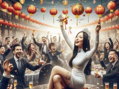 China Woman Celebrates Her Divorce 