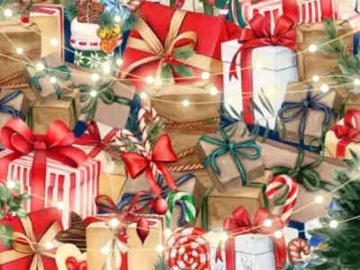 Discover The Hidden Diamond Ring Among The Christmas Gifts In This Festive Optical Illusion