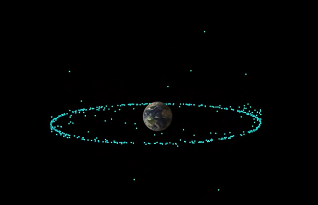 Asteroid approaching Earth 