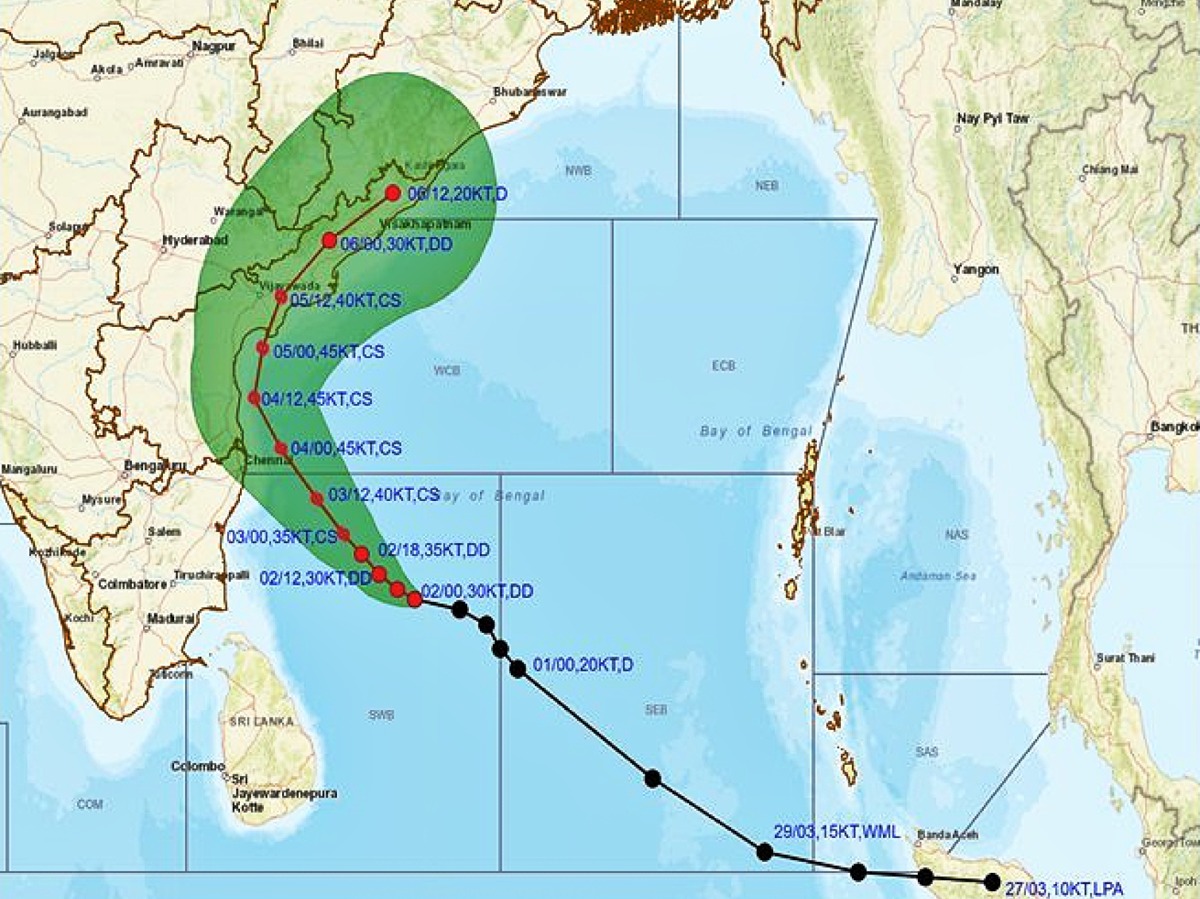 Cyclone Michaung: Deep Depression To Intensify Into Cyclonic Storm ...