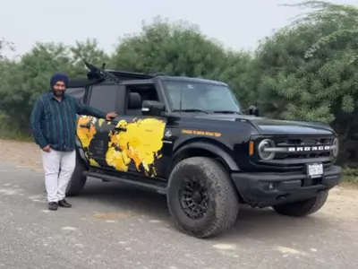 He Drove 19000 Km From Canada To India In 40 Days, Spent Over Rs 2500000, And Crossed 18 Countries Along The Way