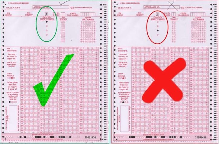 UPSC Warns Against Committing Common Mistakes While Filling OMR Sheet