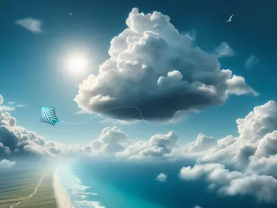 Optical Illusion What Cloud Or Kite Says About You 